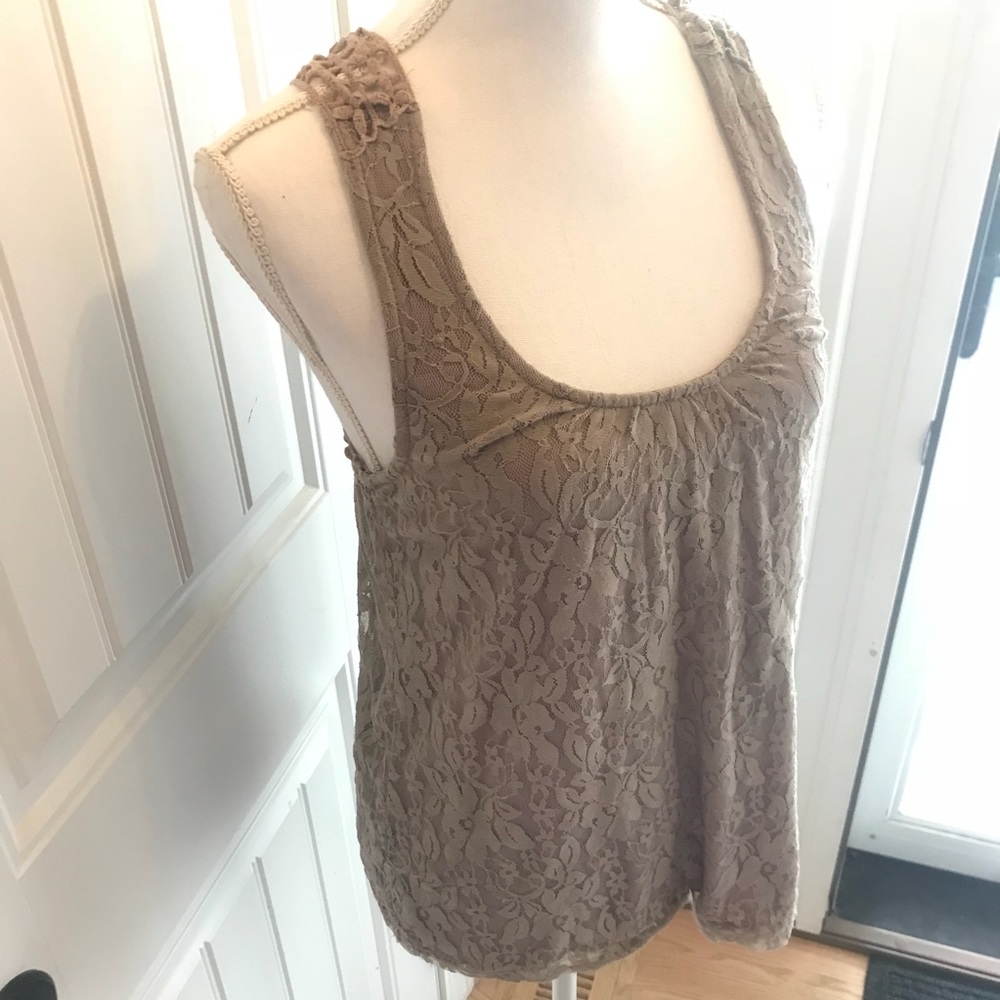 Lace Racerback Tank - Picture 5 of 6